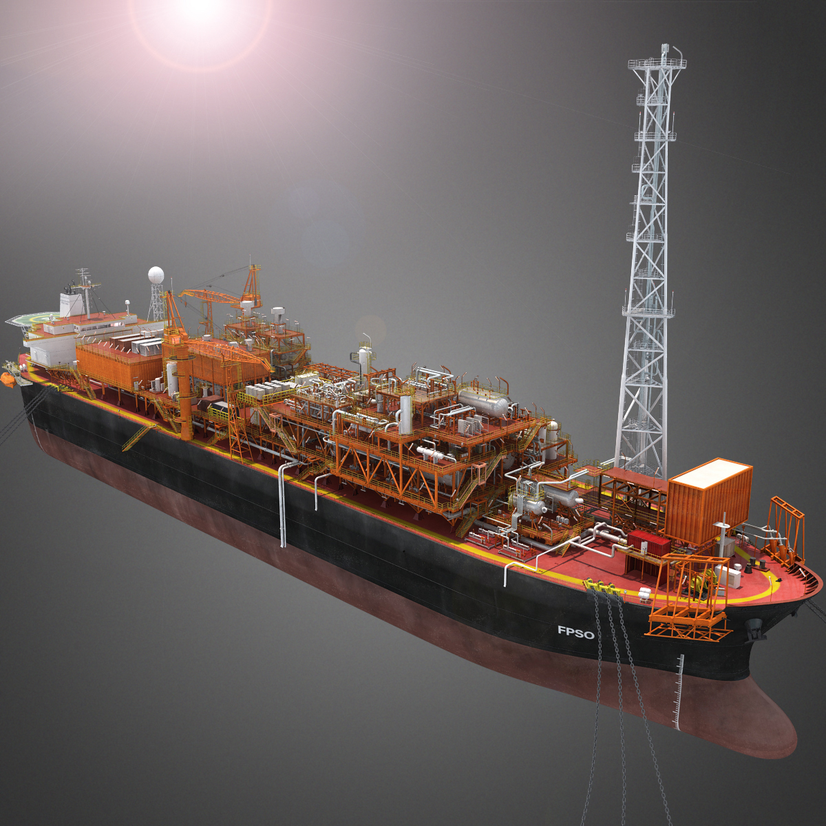 modelo 3d FPSO - TurboSquid 1345139