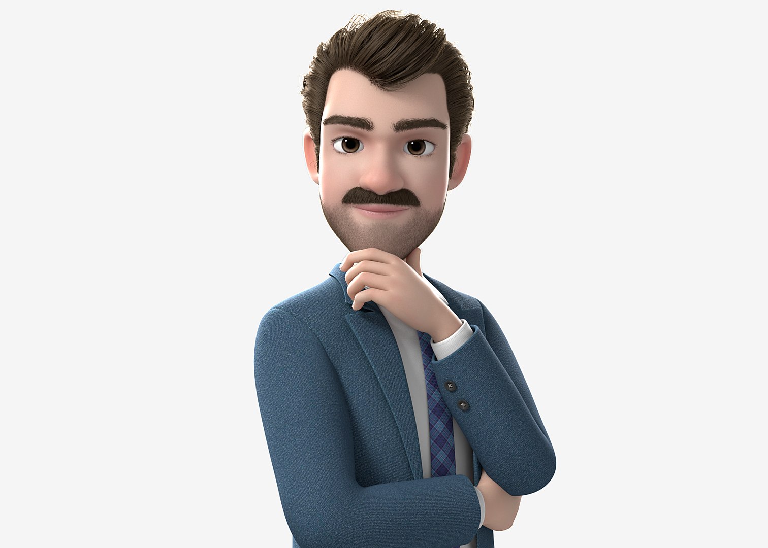 cartoon man rigged character 3D model https://p.turbosquid.com/ts-thumb/5b/k3nn8m/kmd8yFlP/pose05/png/1543279538/1920x1080/fit_q87/ff4ce521ebd86fa6df301730b5a8c6a06767debf/pose05.jpg