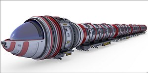 train subway metro 3D model