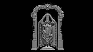 tiripati ballaji solid mesh 3D model