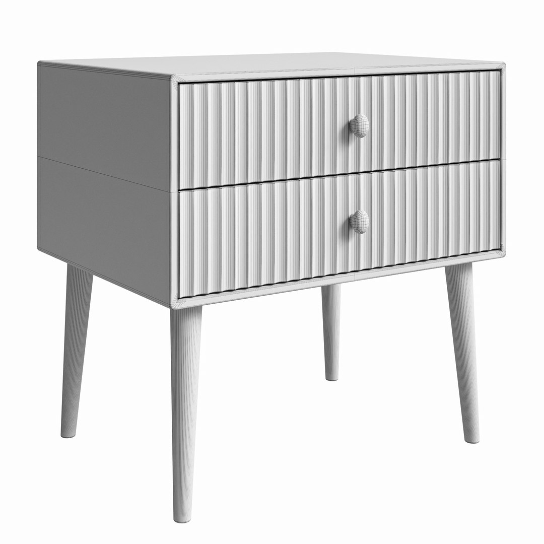 3D Bedside Table - TurboSquid 2025653