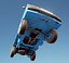 Low poly Mini van