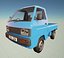Low poly Mini van