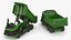 3D model Electric Autonomous Dump Truck Dirty Rigged