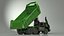 3D model Electric Autonomous Dump Truck Dirty Rigged