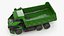 3D model Electric Autonomous Dump Truck Dirty Rigged