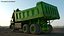 3D model Electric Autonomous Dump Truck Dirty Rigged