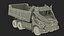 3D model Electric Autonomous Dump Truck Dirty Rigged
