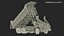 3D model Electric Autonomous Dump Truck Dirty Rigged