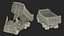 3D model Electric Autonomous Dump Truck Dirty Rigged