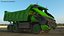 3D model Electric Autonomous Dump Truck Dirty Rigged