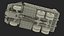 3D model Electric Autonomous Dump Truck Dirty Rigged