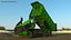 3D model Electric Autonomous Dump Truck Dirty Rigged
