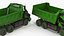 3D model Electric Autonomous Dump Truck Dirty Rigged