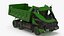 3D model Electric Autonomous Dump Truck Dirty Rigged