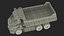 3D model Electric Autonomous Dump Truck Dirty Rigged