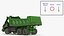 3D model Electric Autonomous Dump Truck Dirty Rigged