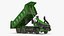 3D model Electric Autonomous Dump Truck Dirty Rigged