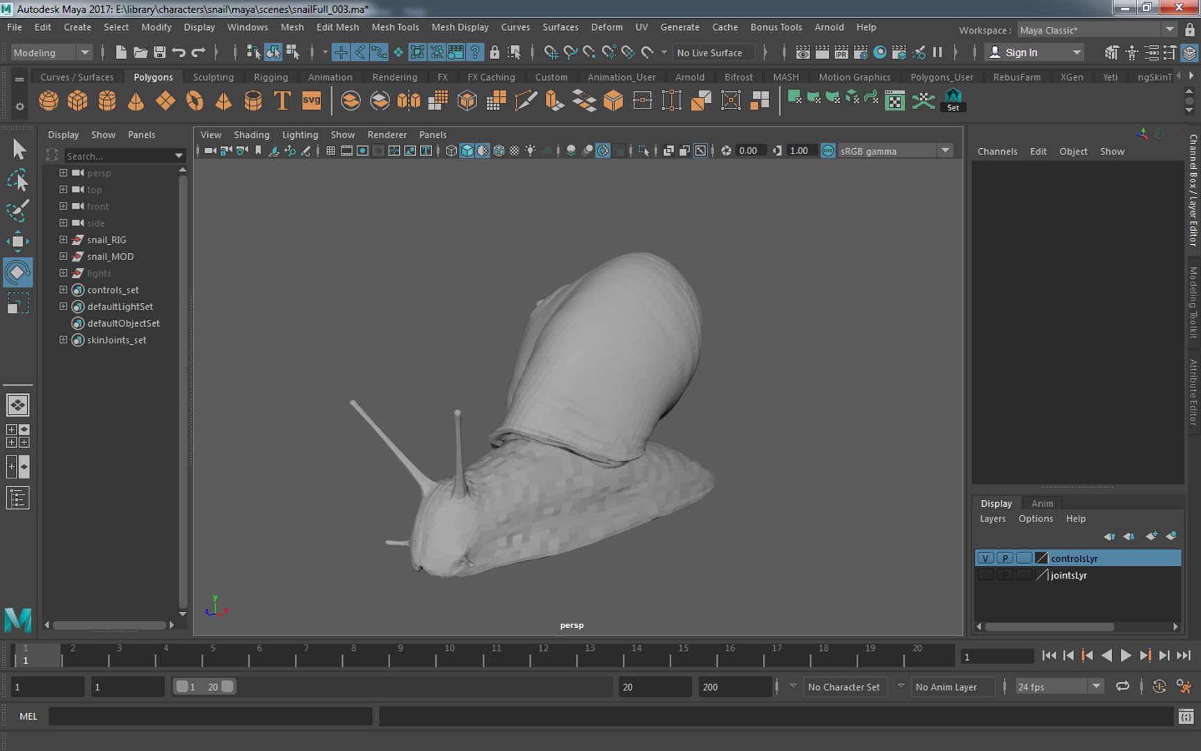 3D Model Snail Slug Animation - TurboSquid 1334650
