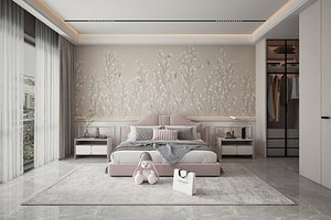 3D Bedroom Design 94 model