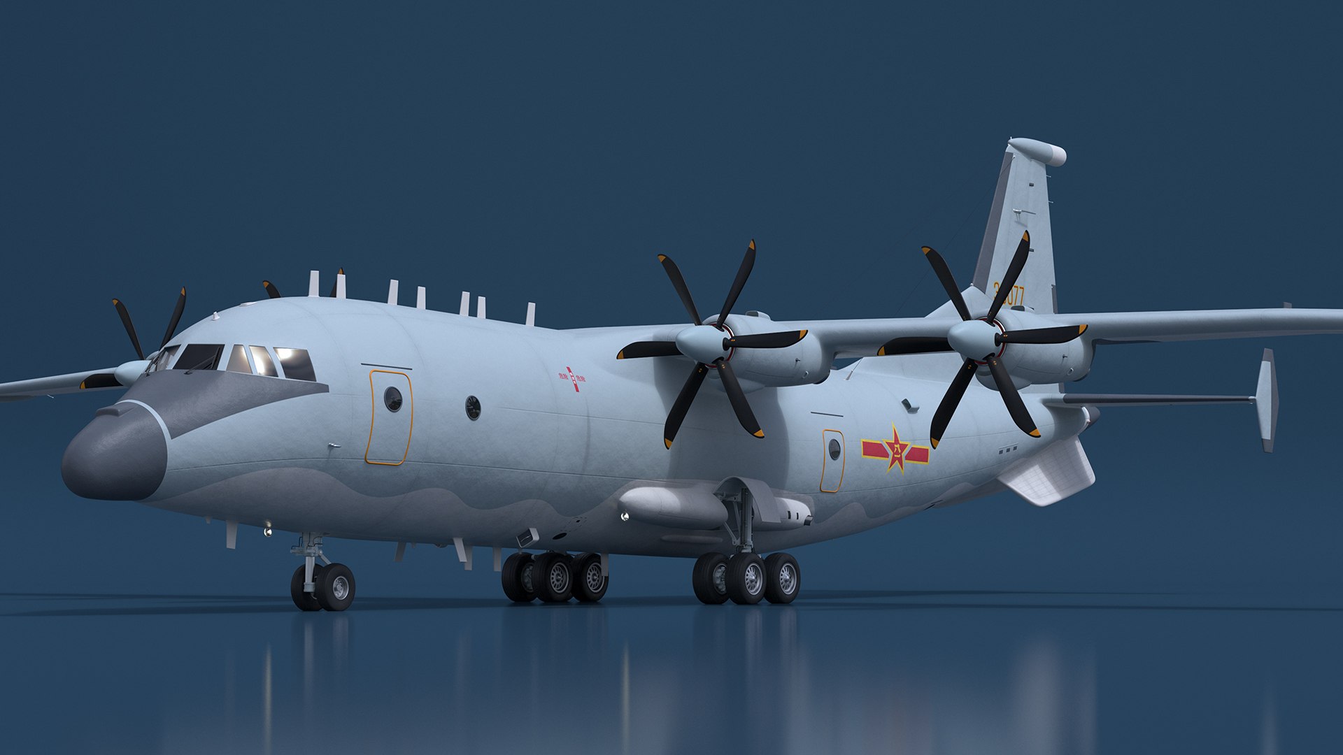 3D model Medium Military Transport Aircraft Shaanxi Y 9 Rigged for Maya https://p.turbosquid.com/ts-thumb/5b/xT1wiW/6x/medium_military_transport_aircraft_shaanxi_y_9_rigged_010/jpg/1739947977/1920x1080/fit_q87/435496447cfc09c06376332b74162901cd601f1a/medium_military_transport_aircraft_shaanxi_y_9_rigged_010.jpg
