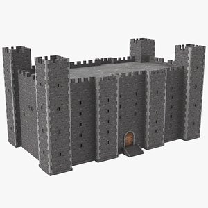 Low Poly Castle 3D Models for Download | TurboSquid