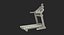 Treadmill ProForm Pro 2000 Rigged 3D Model