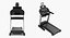 Treadmill ProForm Pro 2000 Rigged 3D Model