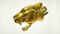 Lion Head Key Chain 3D Printable