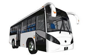 3D model yutong bus