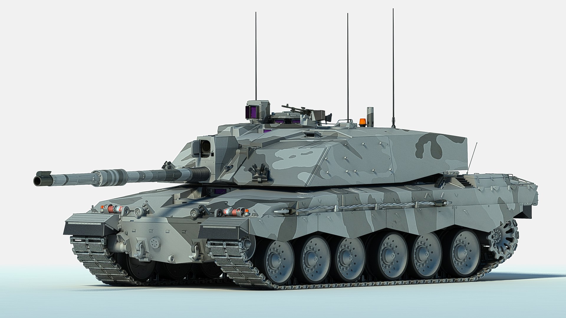3d Challenger 2 Mbt Tank Turbosquid 1218148