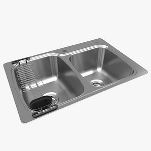 kitchen sink kohler 3D
