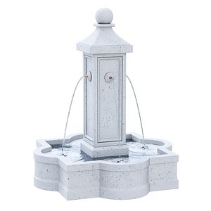 Campania - Provence Fountain 3D model