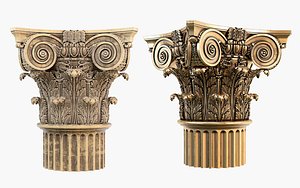 Classic capital model 3D model