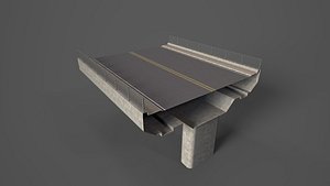 3D model Road Bridge