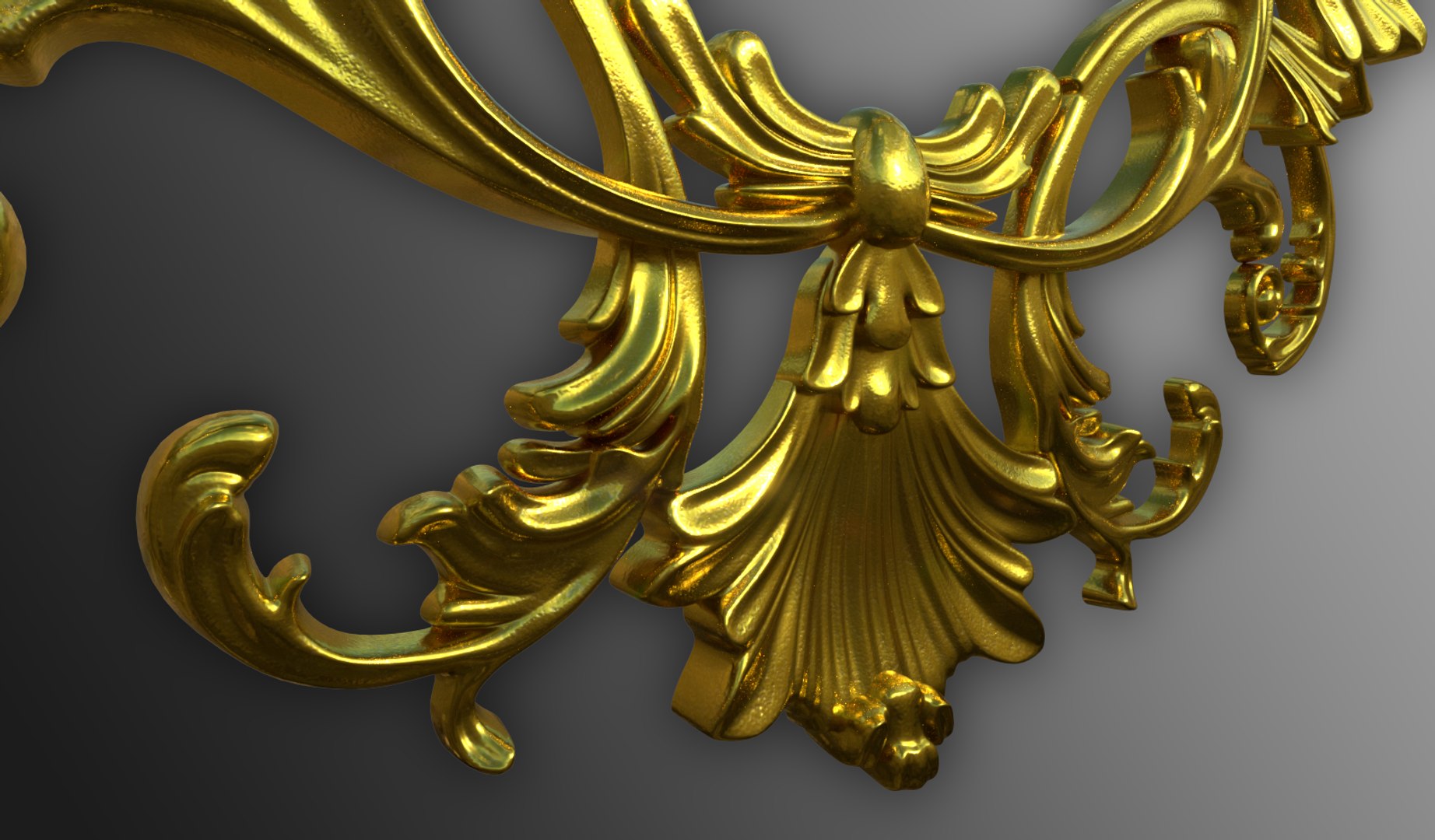 3D Baroque Ornament Model - TurboSquid 1354658