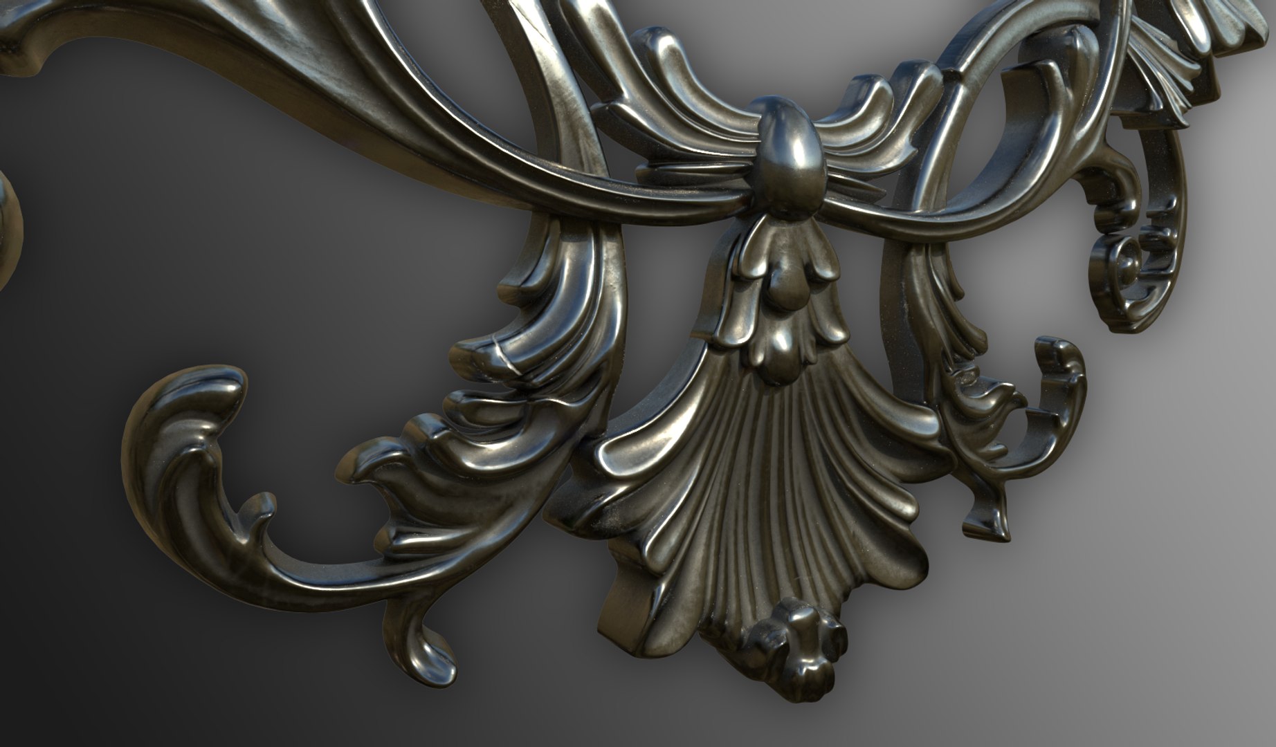 3D Baroque Ornament Model - TurboSquid 1354658