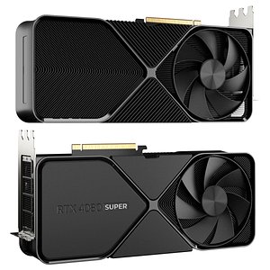 Nvidia RTX 4080 Super 3D model