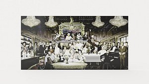 3D Photo art - A wonderful world model