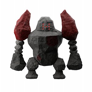 Pokemon Regirock Realistic Version 3D model