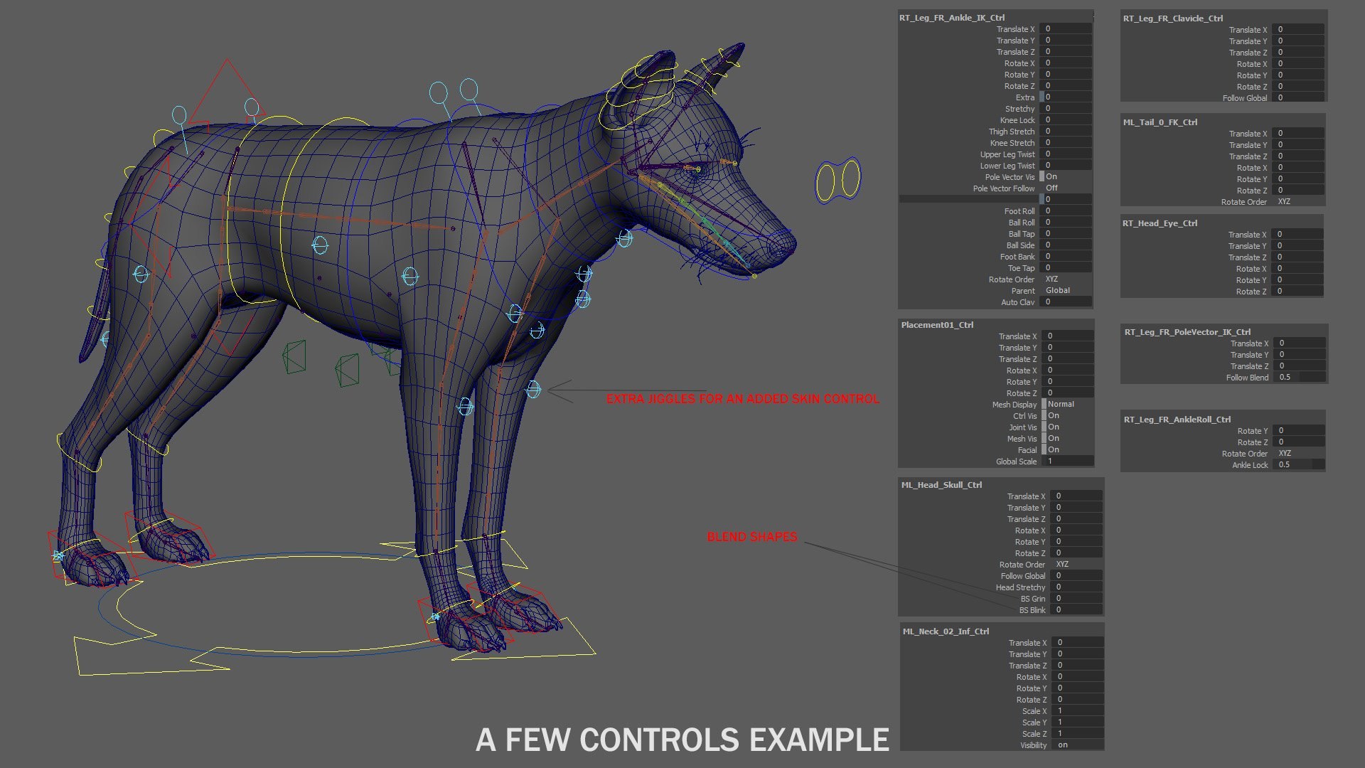 Wolf rigged 4 fur 3D model - TurboSquid 1477087