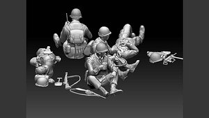 ww2 soldiers model