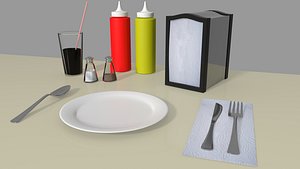 3D set diner