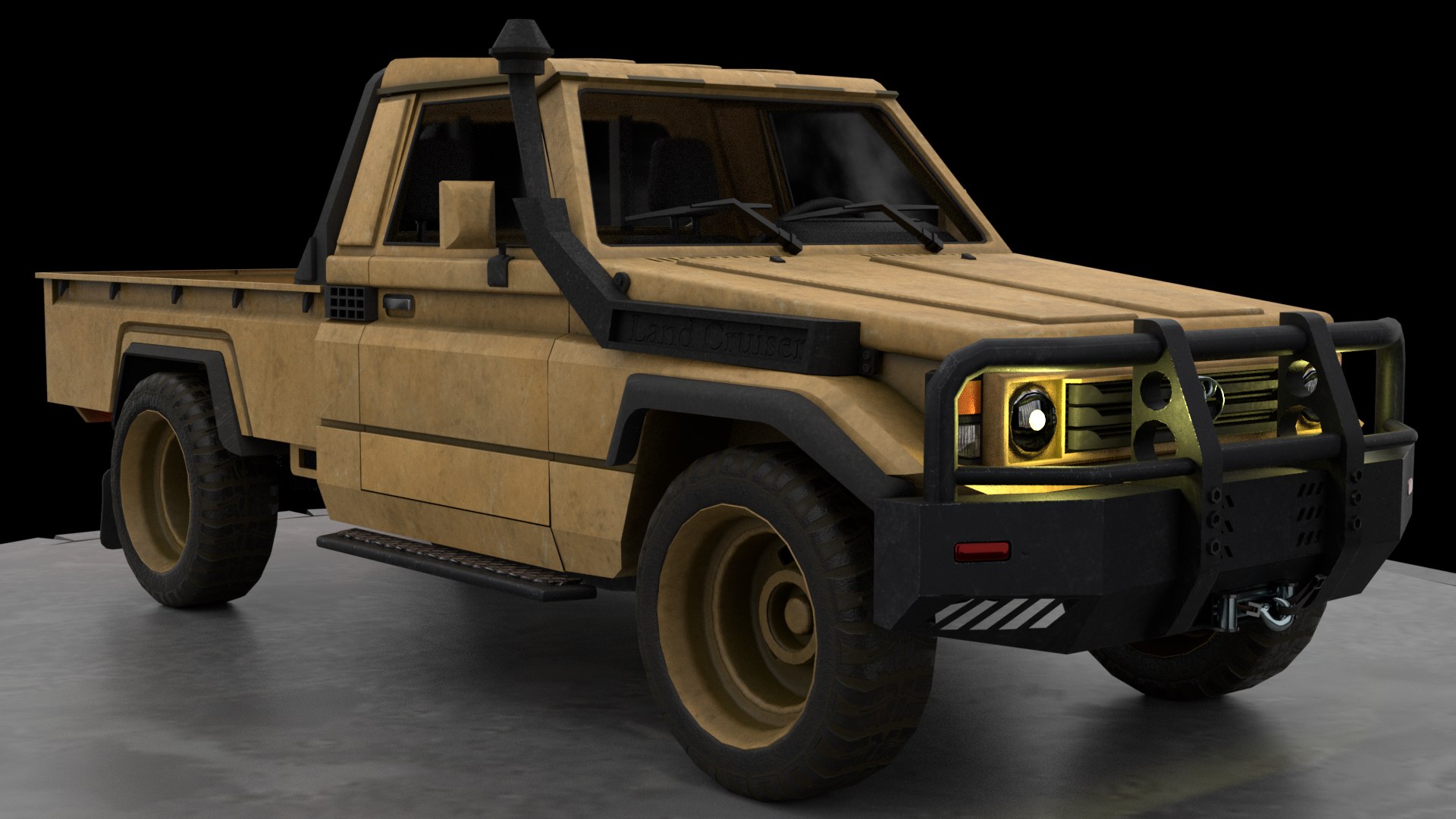 Toyota Fzj75 3d Model - Turbosquid 1760643