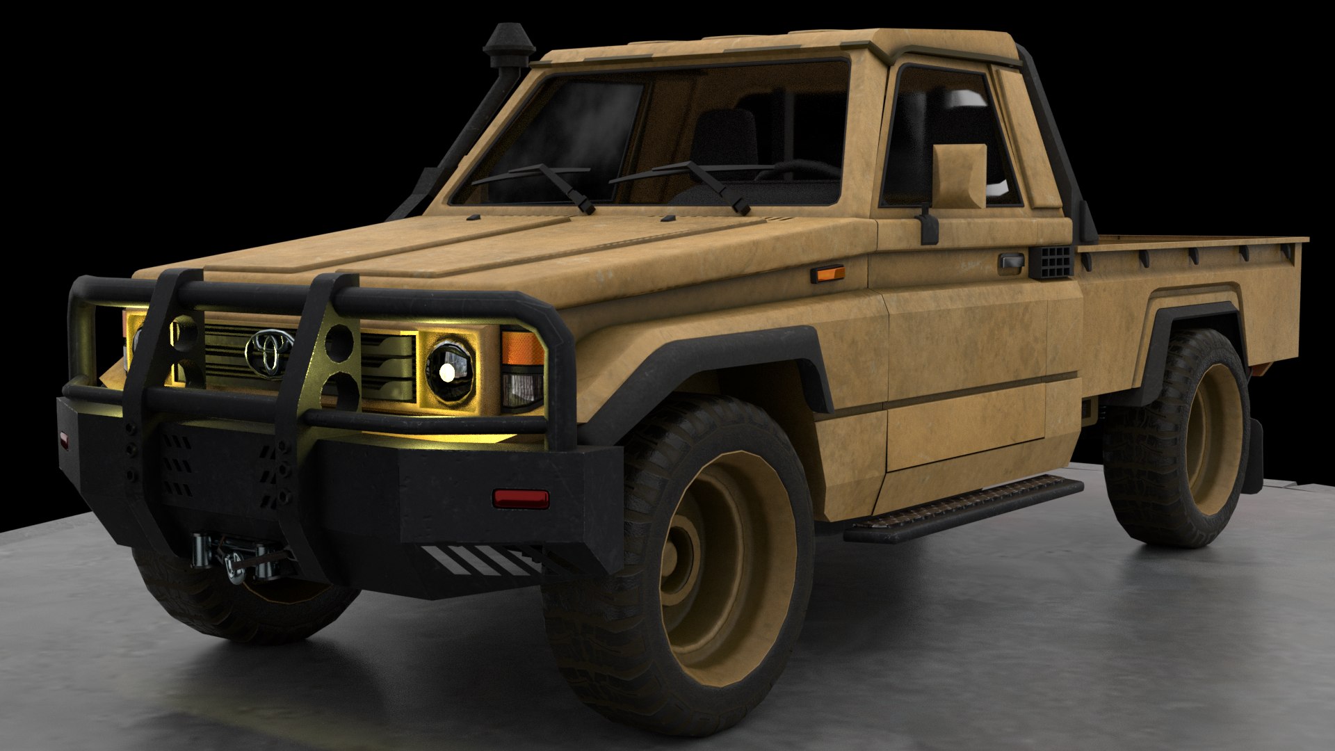 Toyota FZJ75 3D Model - TurboSquid 1760643