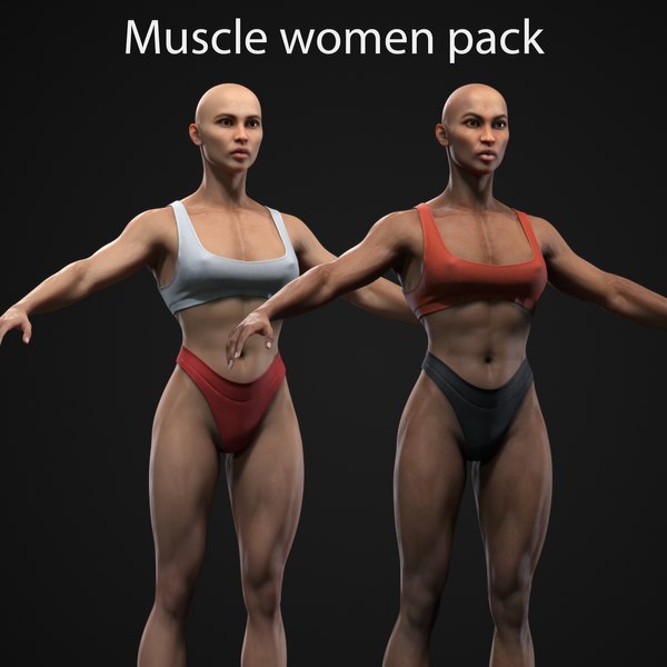 3d Muscle Female