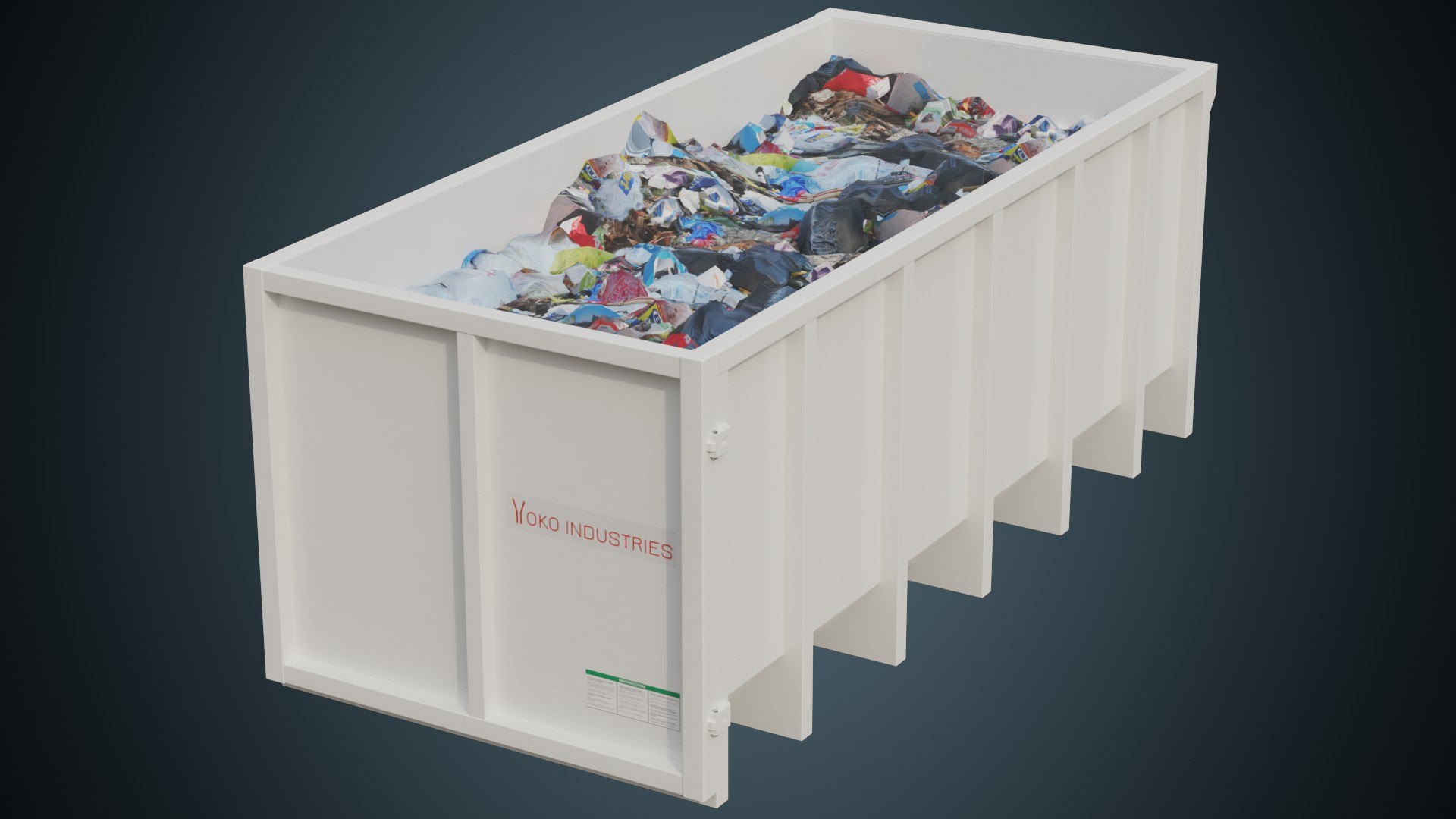 Garbage Container 3A 3D Model - TurboSquid 1733036