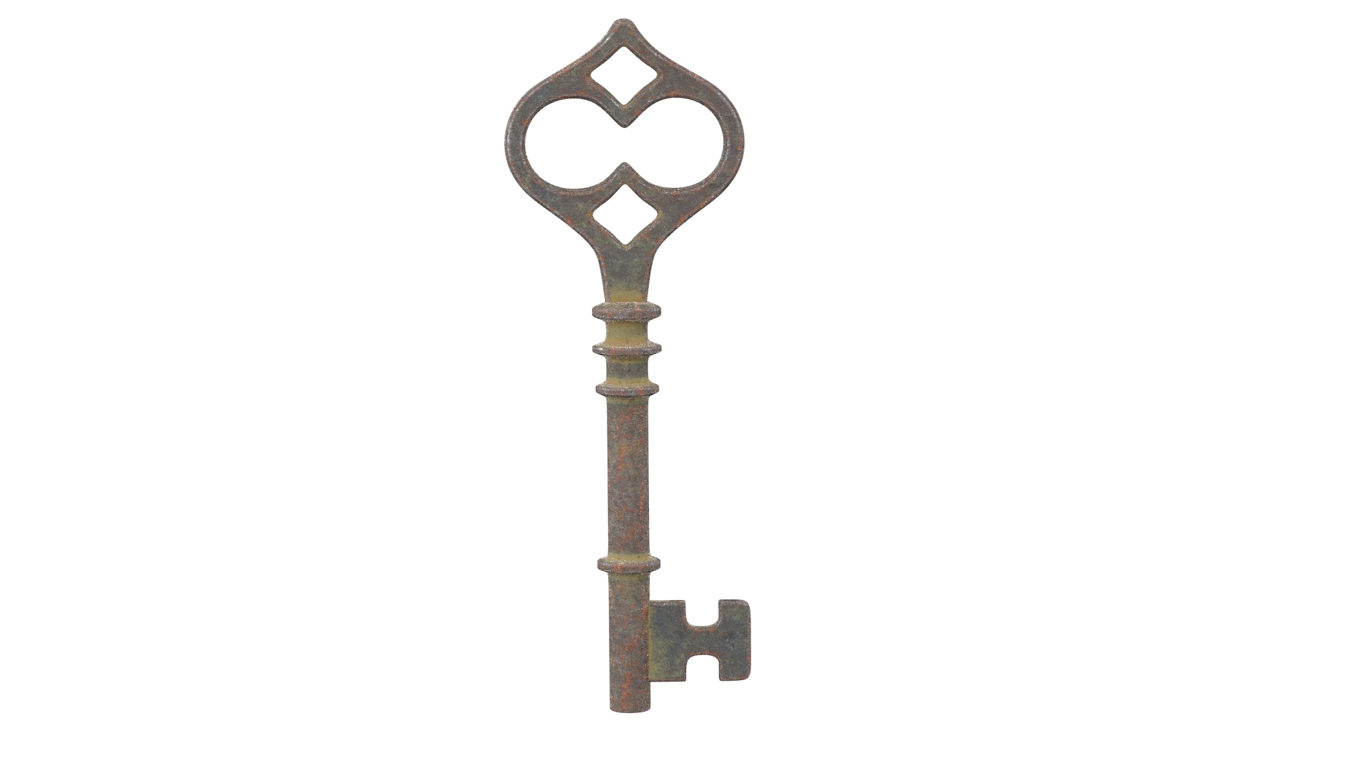 3D old key rusty - TurboSquid 1540604