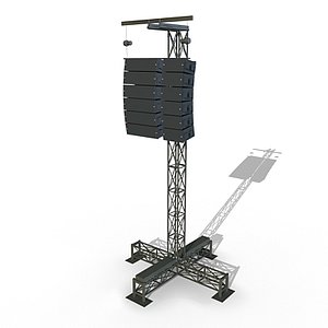 pa mast delay concerts 3d model