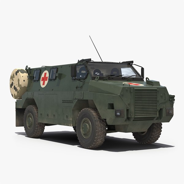 mpv bushmaster 4x4 medic 3D